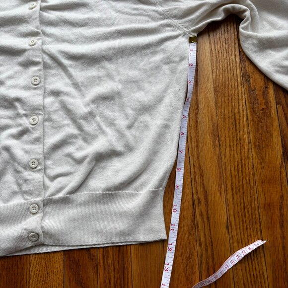 Patagonia White Cardigan Womens Size Medium - Picture 8 of 11